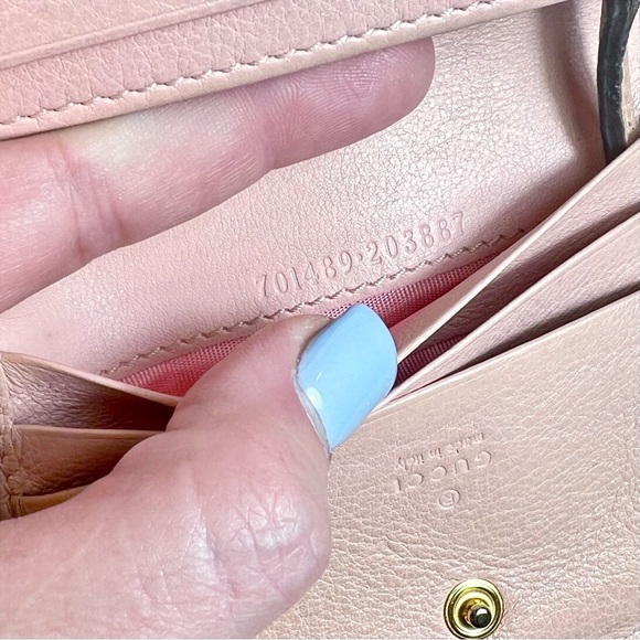 Gucci Pink GG Supreme Ice Cream Wallet - Picture 9 of 12